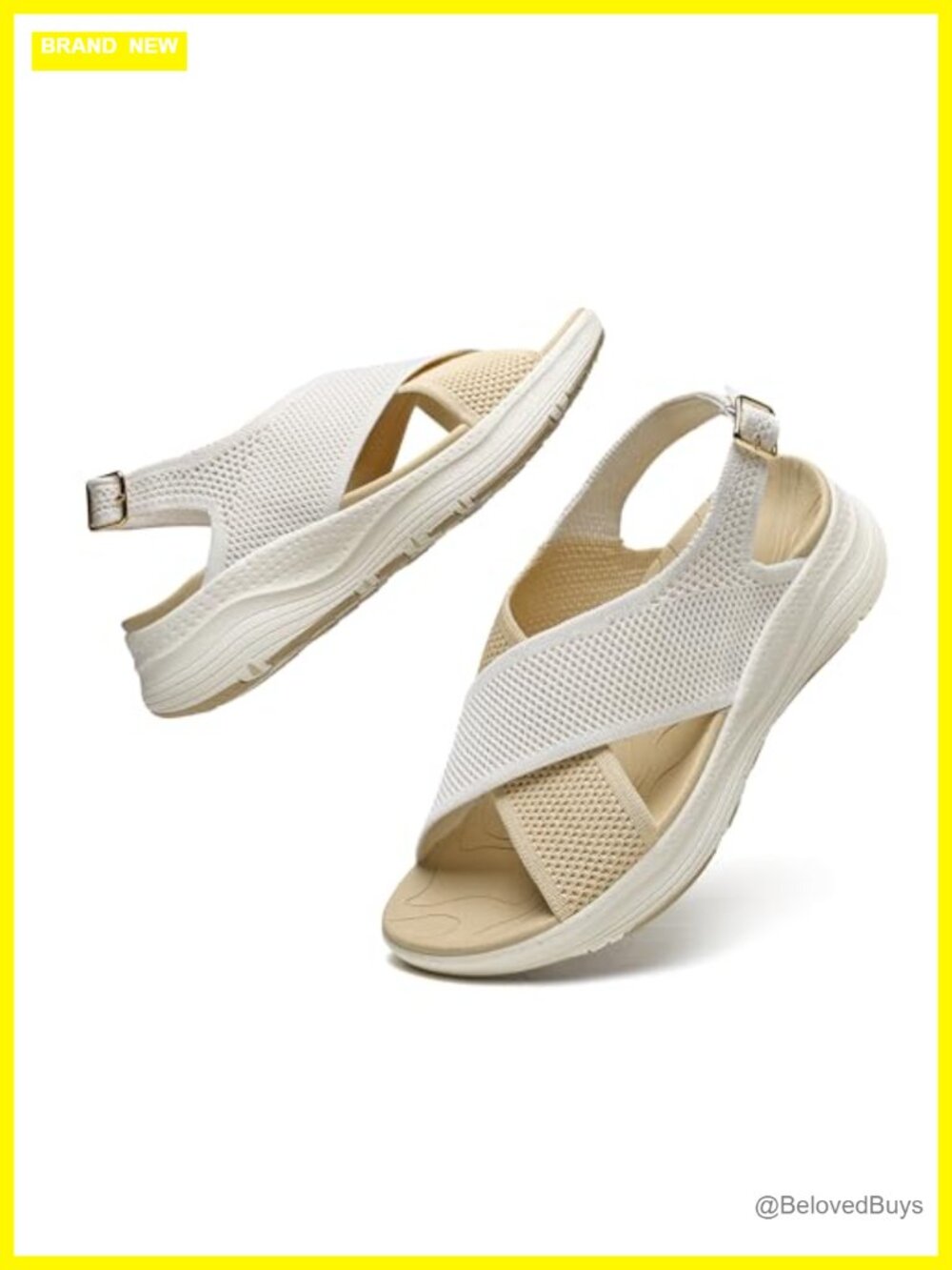 Orthopedic Sandals with Arch Support and Adjustable Strap